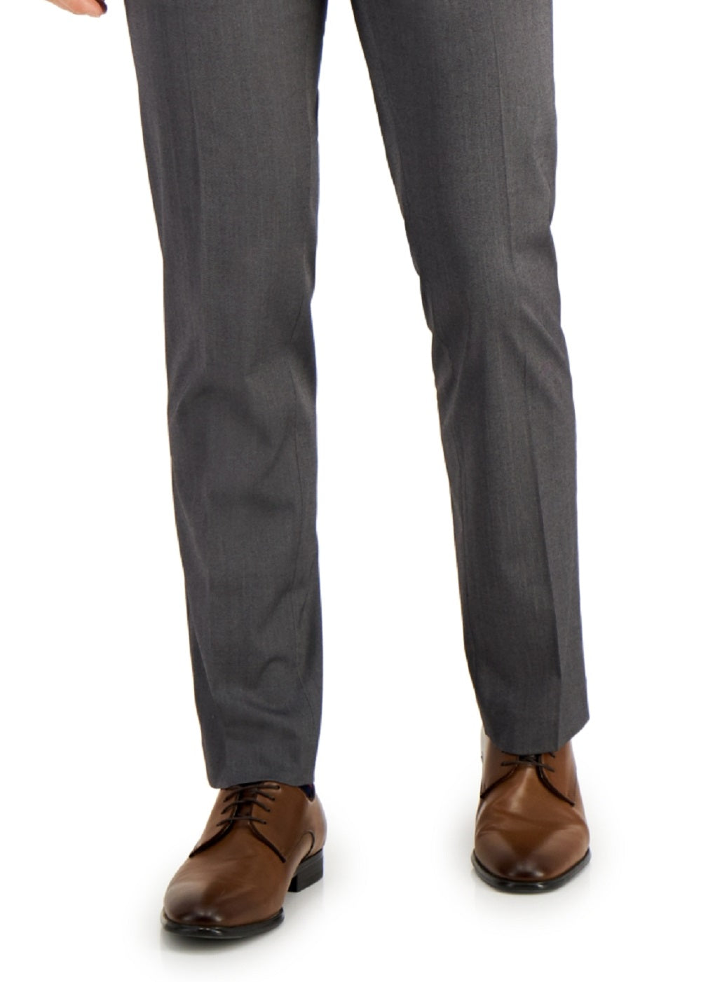 Terno masculino Kenneth Cole Reaction, separado, slim fit, calça cinza, tamanho 34x32