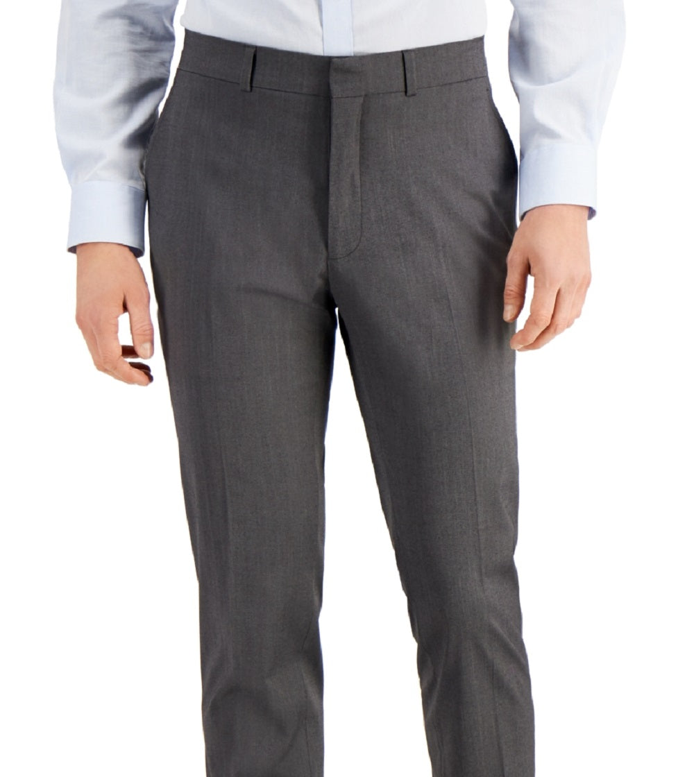 Terno masculino Kenneth Cole Reaction, separado, slim fit, calça cinza, tamanho 36x30