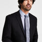 Jaqueta masculina Kenneth Cole Reaction Slim Fit, preta, tamanho 40