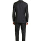 Jaqueta masculina Kenneth Cole Reaction Slim Fit, preta, tamanho 42