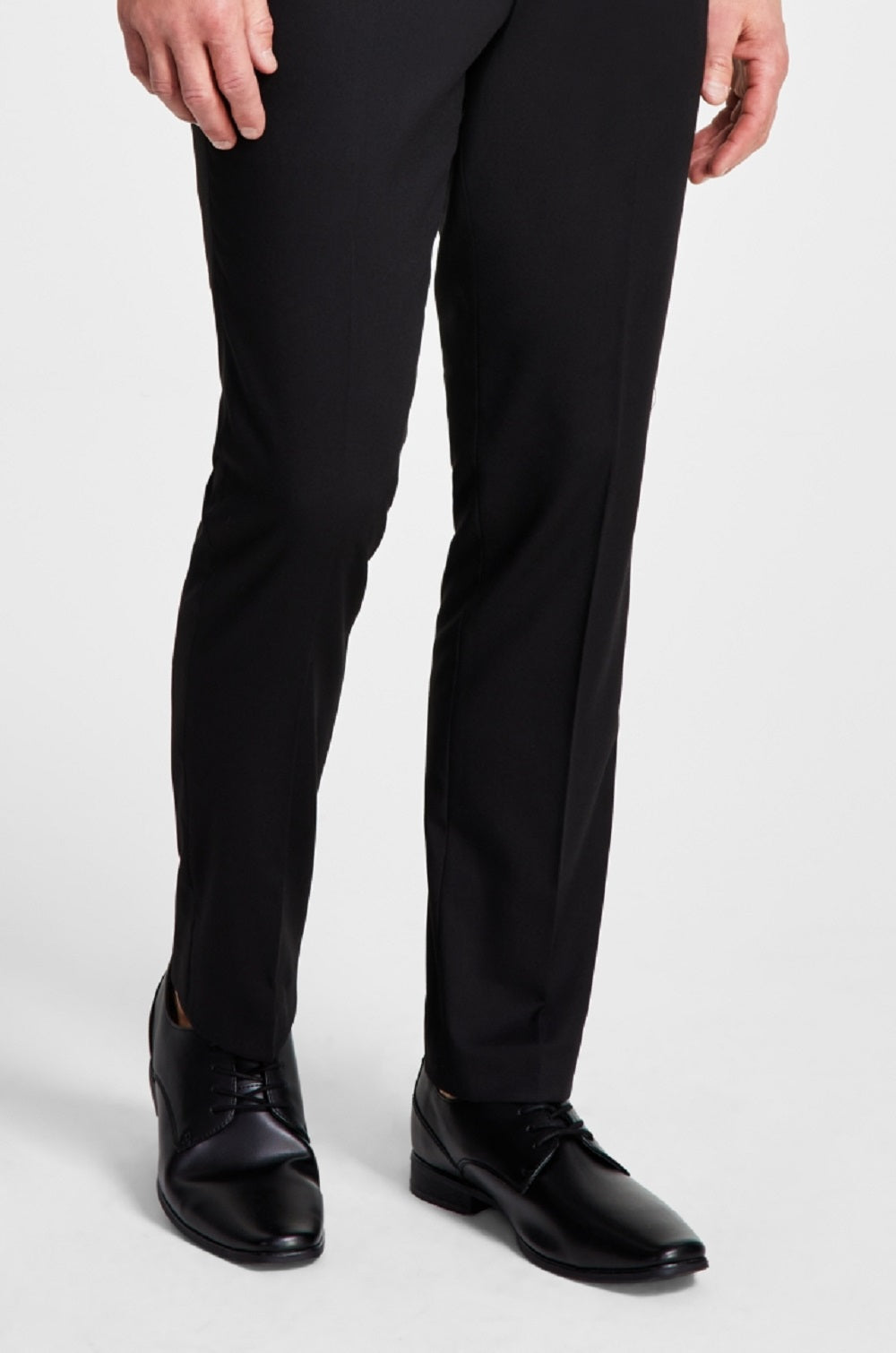 Terno masculino Kenneth Cole Reaction, calça slim fit separada, preta, tamanho 36x30