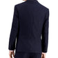 Jaqueta masculina Kenneth Cole Reaction Techni Cole Suit Separate Slim-Fit Azul Tamanho 38