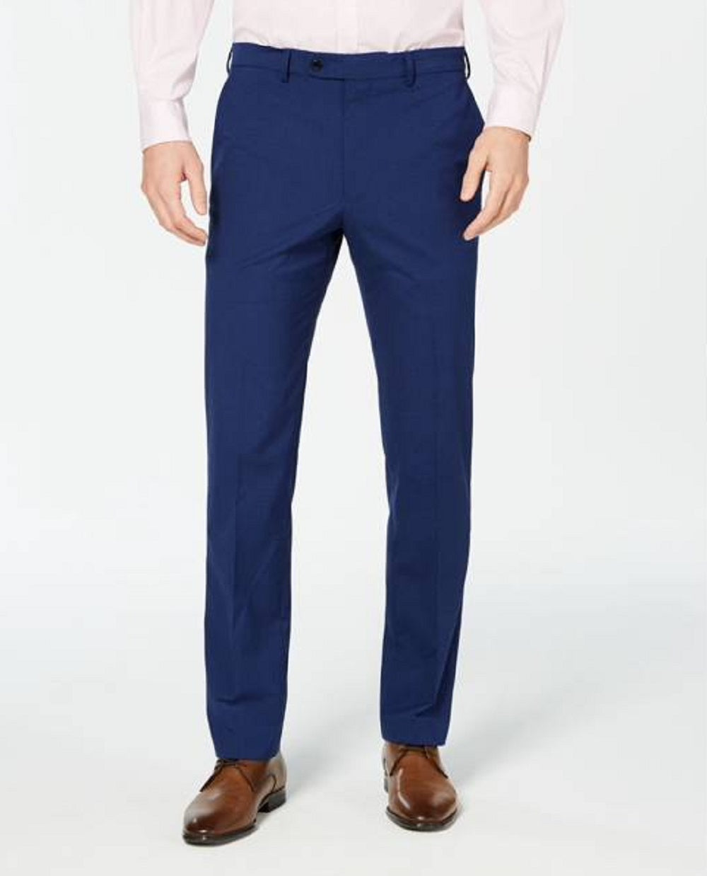 Calça Kenneth Cole Reaction Techni Cole Suit Separada Slim Fit Azul Tamanho 32X34