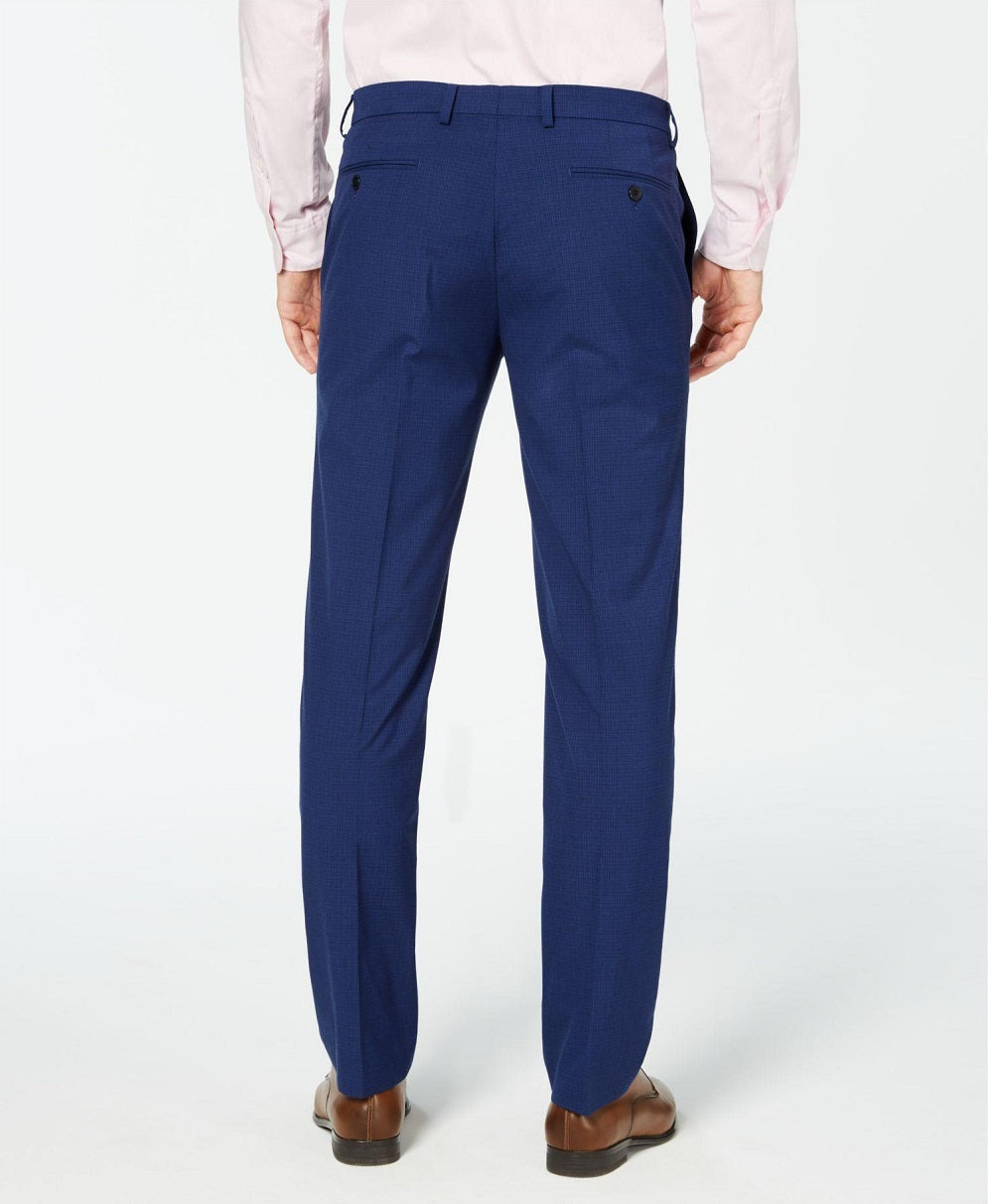 Calça Kenneth Cole Reaction Techni Cole Suit Separada Slim Fit Azul Tamanho 32X34