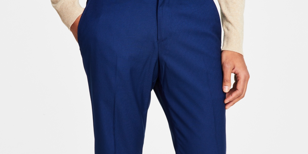 Calça Slim Fit Masculina Kenneth Cole Reaction Separada Azul Tamanho 38X30