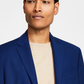 Jaqueta masculina Kenneth Cole Reaction Slim Fit azul tamanho 42