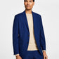 Jaqueta masculina Kenneth Cole Reaction Slim Fit azul tamanho 46