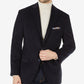 Blazer de veludo cotelê Michael Kors masculino, corte moderno, azul, tamanho 40