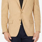 Blazer de veludo cotelê Michael Kors masculino, corte moderno, marrom, tamanho 40