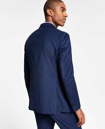 Jaqueta Tommy Hilfiger Masculina Modern Fit Th Flex Stretch Solid Azul Tamanho 42