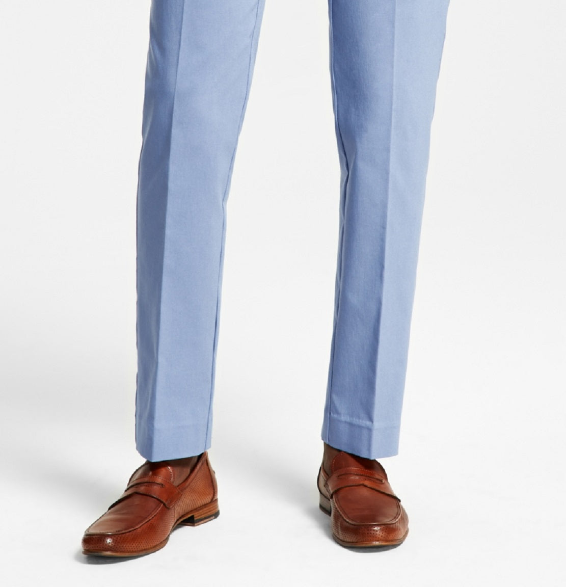 Calça Tommy Hilfiger Masculina Modern Fit Th Flex Stretch Comfort Solid Azul Tamanho 36X34