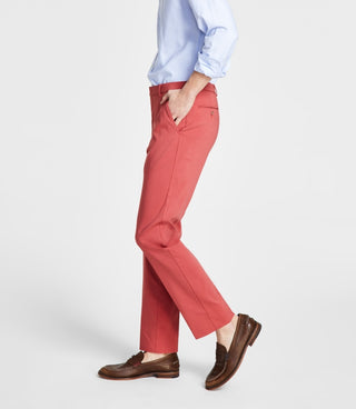 Calça Tommy Hilfiger Masculina Modern Fit Th Flex Stretch Comfort Vermelha Tamanho 36X30