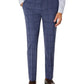 Calvin Klein Terno Masculino Slim Fit Xadrez Calça Separada Azul Tamanho 30X32