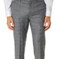 Calvin Klein Terno Masculino Slim Fit Xadrez Calça Separada Cinza Tamanho 32X32