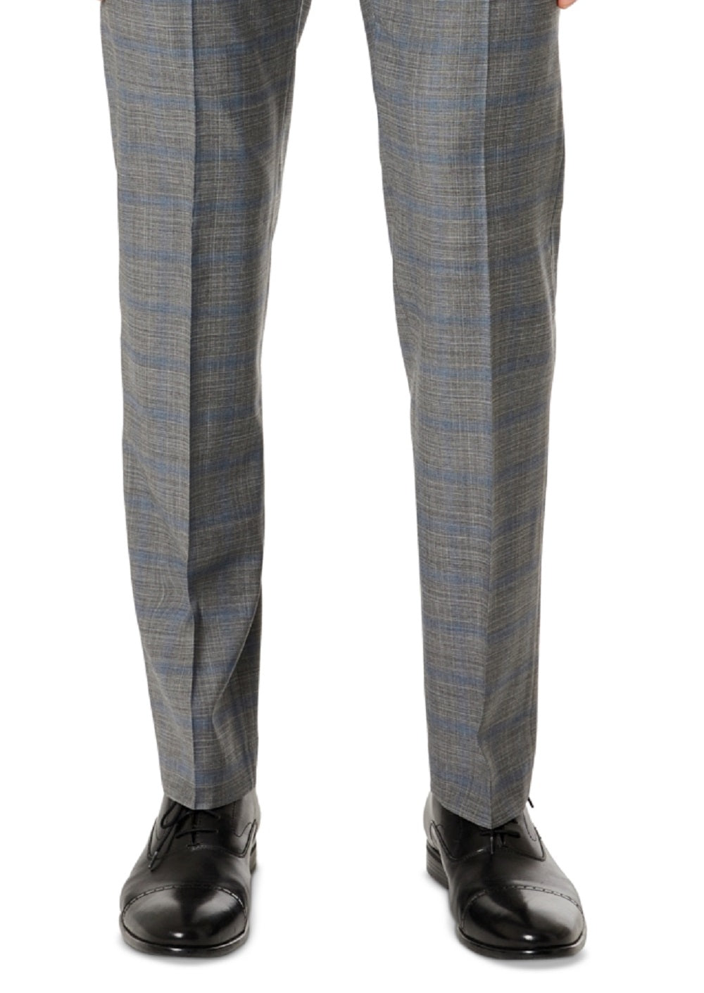 Calvin Klein Terno Masculino Slim Fit Xadrez Calça Separada Cinza Tamanho 32X32