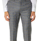 Terno masculino Calvin Klein Slim Fit Xadrez Calça Separada Cinza Tamanho 34X30