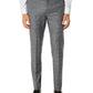 Terno masculino Calvin Klein Slim Fit Xadrez Calça Separada Cinza Tamanho 34X30