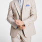 Tommy Hilfiger Masculino Modern Fit Th Flex Stretch Chambray Terno Jaqueta Separada Bege Tamanho 42
