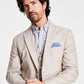 Tommy Hilfiger Masculino Modern Fit Th Flex Stretch Chambray Terno Jaqueta Separada Marrom Tamanho 44