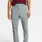 Calça social Calvin Klein Slim Fit Tech Solid Performance Masculina Cinza Tamanho 31X32
