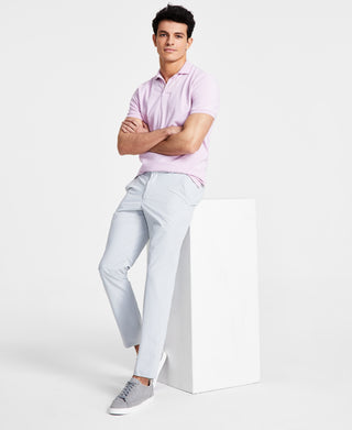 Calvin Klein Men's Slim Fit Tech Solid Performance Dress Pants Light Gray Size 33X30