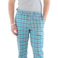 Calça social masculina Lauren Ralph Lauren Madras xadrez clássica, tamanho 34x34, verde