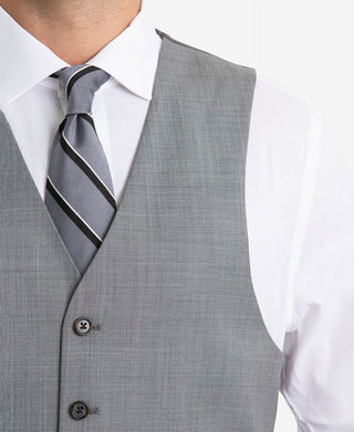 Colete masculino de lã misturada Lauren Ralph Lauren Classic Fit cinza S