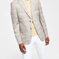 Tommy Hilfiger Blazer xadrez masculino moderno bege tamanho 42