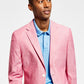 Tommy Hilfiger Blazer Masculino Listrado Abstrato Moderno Chambray Vermelho Tamanho 38