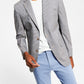 Tommy Hilfiger Blazer xadrez masculino moderno, cinza, tamanho 42