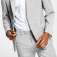 Jaqueta de terno masculina Alfani Slim Fit Solid Knit Cinza Tamanho 44