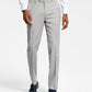 Calça de terno masculina Alfani Slim Fit de malha sólida cinza tamanho 34x32