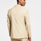 Jaqueta de terno masculina Alfani Slim Fit Stretch Solid Marrom Tamanho 44