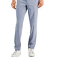 Alfani Masculino Slim Fit Seersucker Check Terno Calça Separada Azul Tamanho 36X32
