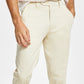 Calça de terno masculina Alfani Slim Fit de algodão creme sólido, marrom, tamanho 34x32