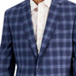Blazer masculino slim fit estampado azul Bar III, tamanho 44