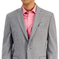 Blazer masculino slim fit estampado Bar III cinza tamanho 40