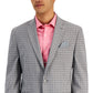 Blazer masculino slim fit estampado Bar III cinza tamanho 46