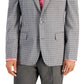 Blazer masculino slim fit estampado Bar III cinza tamanho 46