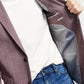 Blazer texturizado slim fit masculino Bar III roxo tamanho 42
