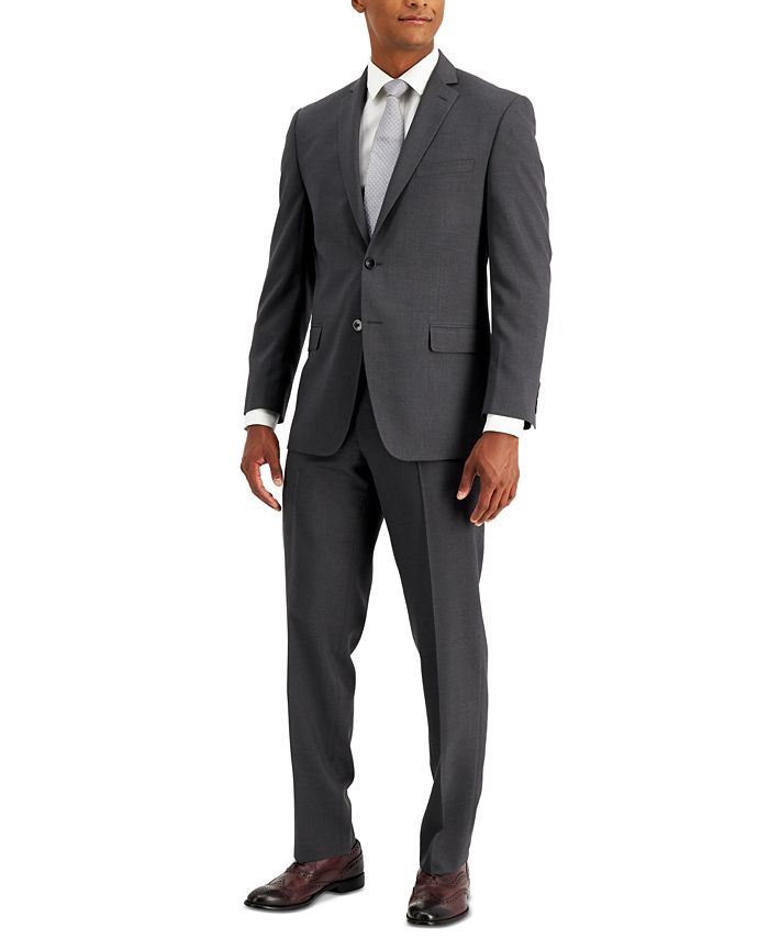 Terno masculino Marc New York Modern Fit cinza tamanho 44