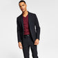 Calvin Klein Masculino Slim Fit Stretch Solid Sport Coat Preto Tamanho 44
