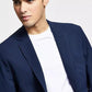 Calvin Klein Masculino Slim-Fit Stretch Solid Sport Coat Azul Marinho Tamanho 44R