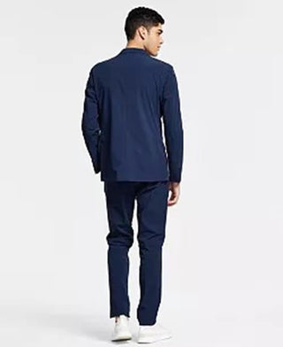 Calvin Klein Masculino Slim-Fit Stretch Solid Sport Coat Azul Marinho Tamanho 44R