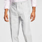 Terno masculino Bar III Slim Fit de linho texturizado, calça separada, cinza, tamanho 34X30