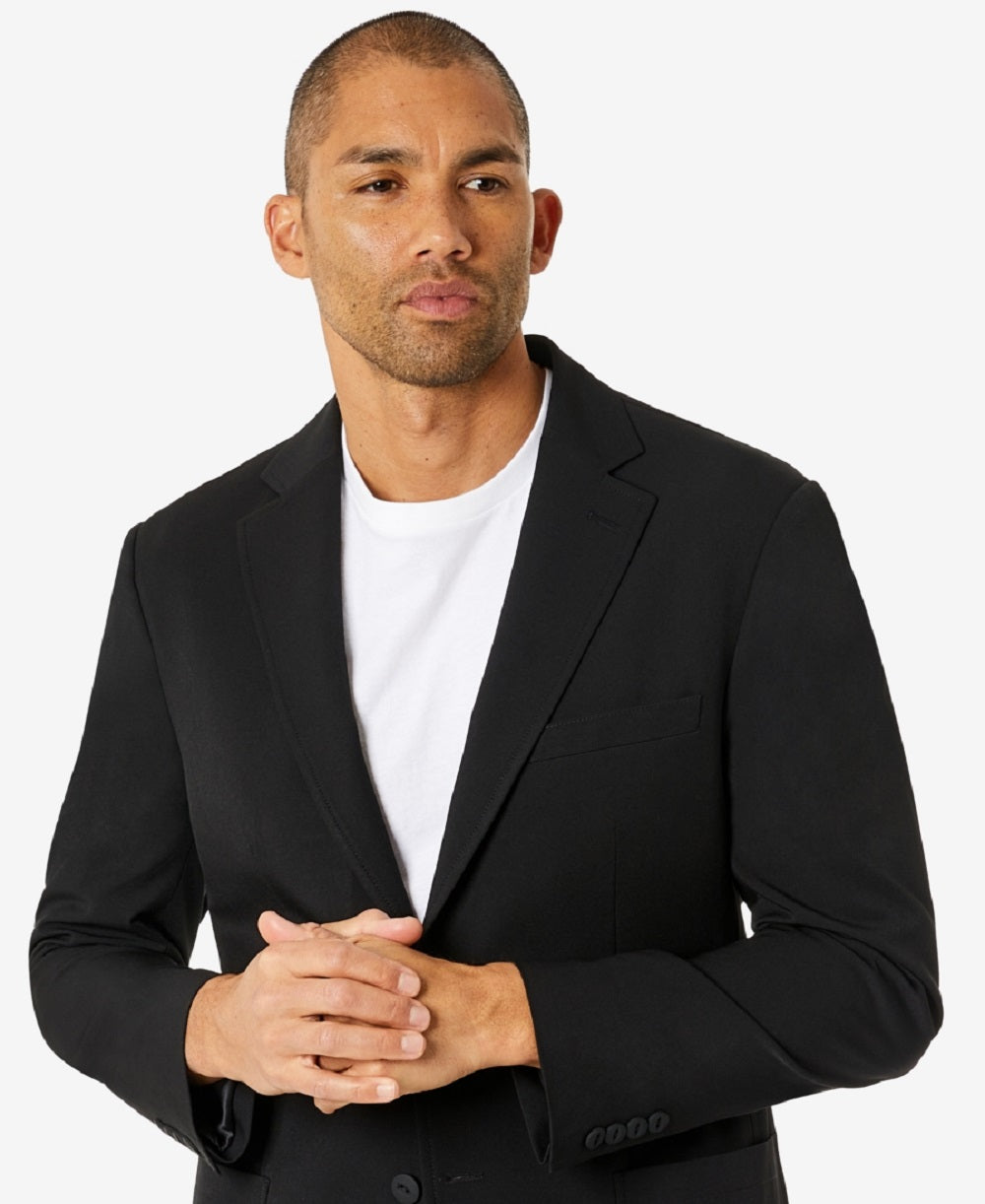 Jaqueta Masculina Michael Kors Modern Fit Stretch Solid Preta Tamanho 44