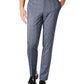 Calça de terno masculina Michael Kors Modern Fit xadrez azul tamanho 34x32