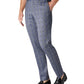 Calça de terno masculina Michael Kors Modern Fit xadrez azul tamanho 34x32