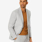 Tommy Hilfiger Jaqueta Masculina Modern Fit Flex Stretch Xadrez de Linho Cinza Tamanho 44