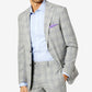 Jaqueta de lã slim fit masculina Tallia cinza tamanho 38